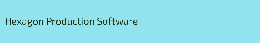 Hexagon Production Software